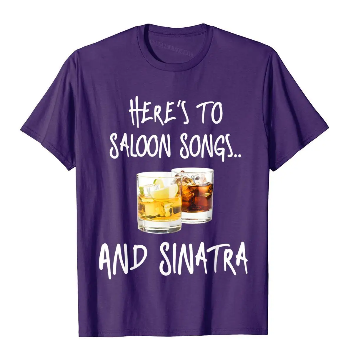 Saloon Songs Sinatra T-Shirt__B13088purple