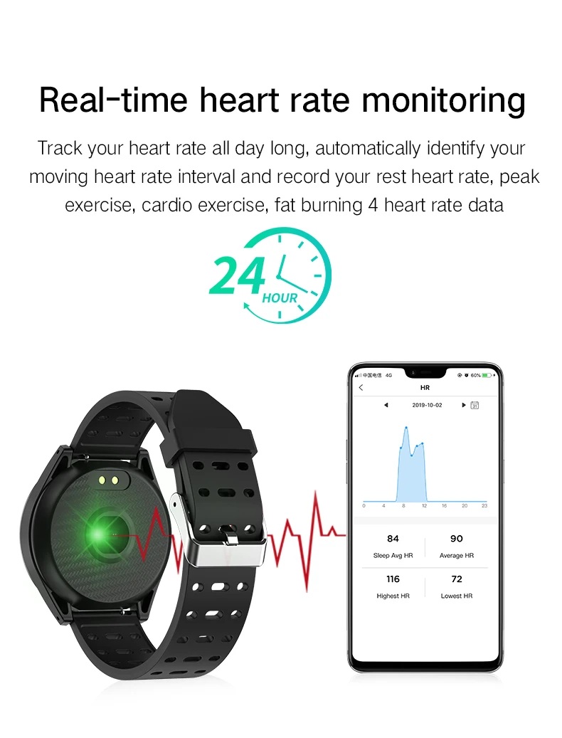 

P6 SmartWatch Men Women Smart bracelet Waterproof Sport SmartWatch Heart Rate Blood Pressure Monitoring For Android iOS