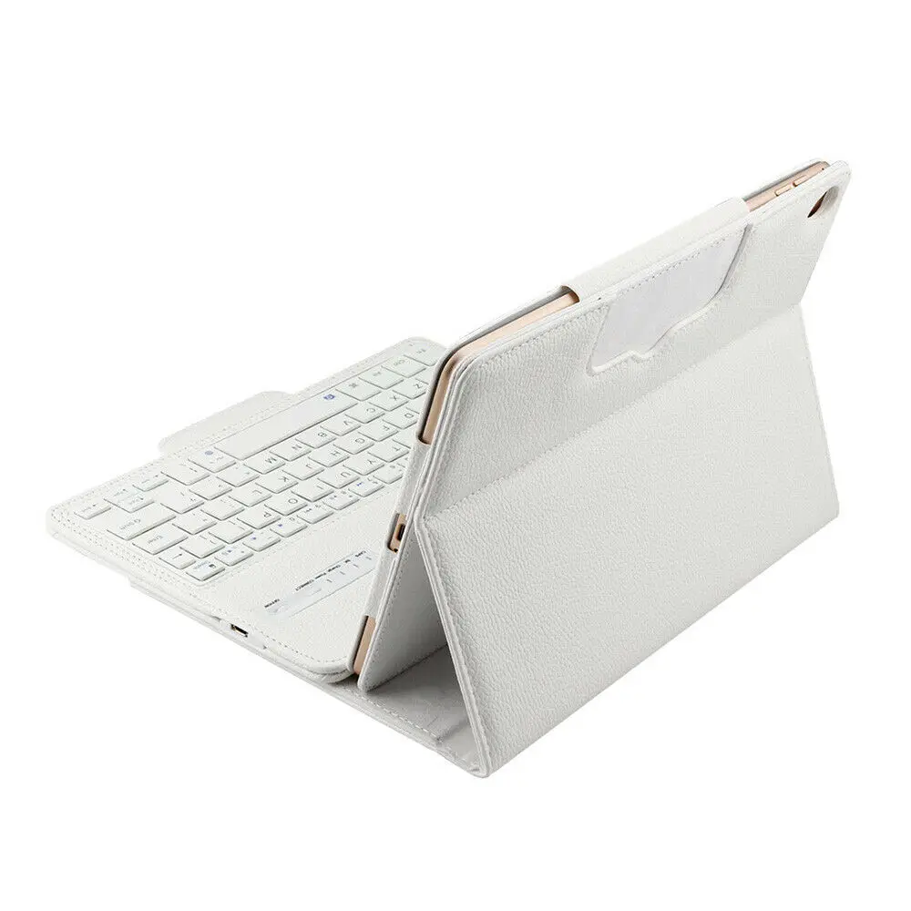 Беспроводная Bluetooth клавиатура Smart Cover для Apple iPad Pro 10,5 дюймов чехол из искусственной кожи Litchi клавиатура с узором чехол для планшета