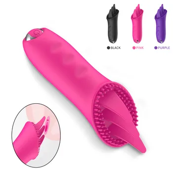 

10 Powerful Modes for Female Sensitive Parts Stimulator Massager with Three Amazing Tongue for Solo or Couple