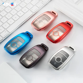 

TPU Car Remote Key Case Cover Protective Holder Shell For Mercedes Benz E Class W213 2017 2018 S Class E200 E260 E300 E320 Fob