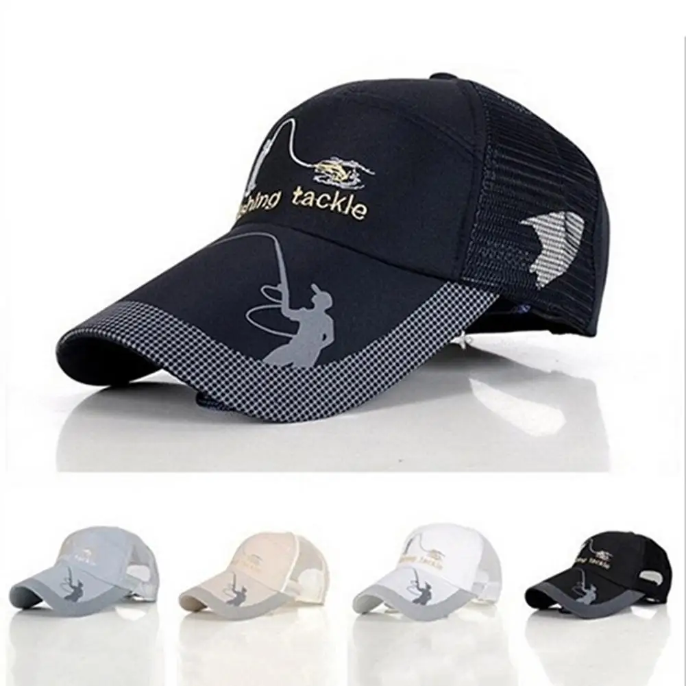 Sun hats fisherman hat fishing hats 1pc Fashion Sun Protection Tackle Cap Fishing Hat Men Women Cap Outdoor Sports Adjustable Summer Hat Fishing Tackle for Indoor