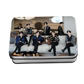 

Kpop GOT7 2019 WORLD TOUR <KEEP SPINNING> Concert Polaroid Photo Lomo Cards K-POP GOT7 Fans Collection Gifts Metal Box 40Pcs/Box