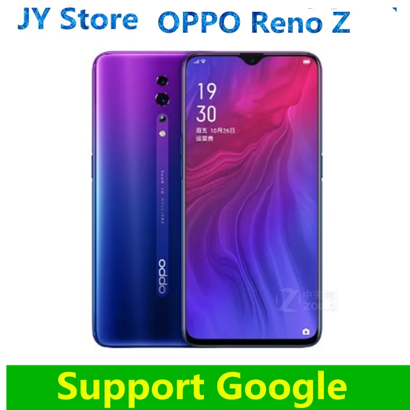 Новинка оригинальный смартфон OPPO Reno Z 6 4 дюйма AMOLED с Каплевидным экраном