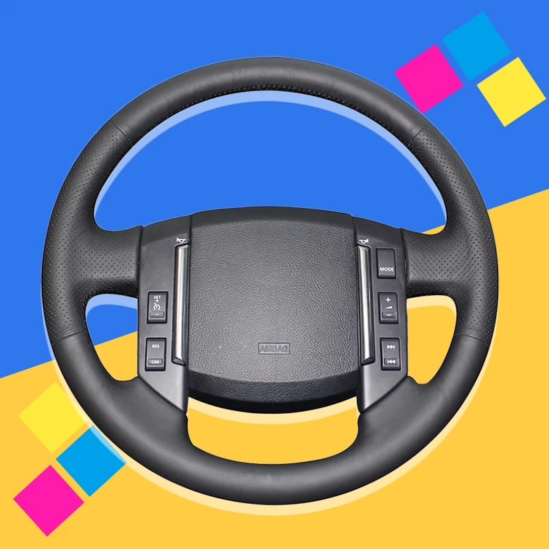 

Auto Braid On The Steering Wheel Cover for Land Rover Freelander 2 2007-2012 Interior Accessories DIY Car Covers Car-styling