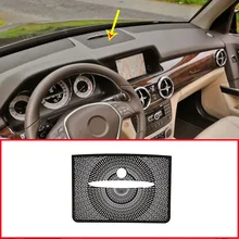 Алюминиевый сплав Черный приборной панели автомобиля говорить Крышка Накладка для Mercedes Benz GLK класс X204 GLK260 300 2008