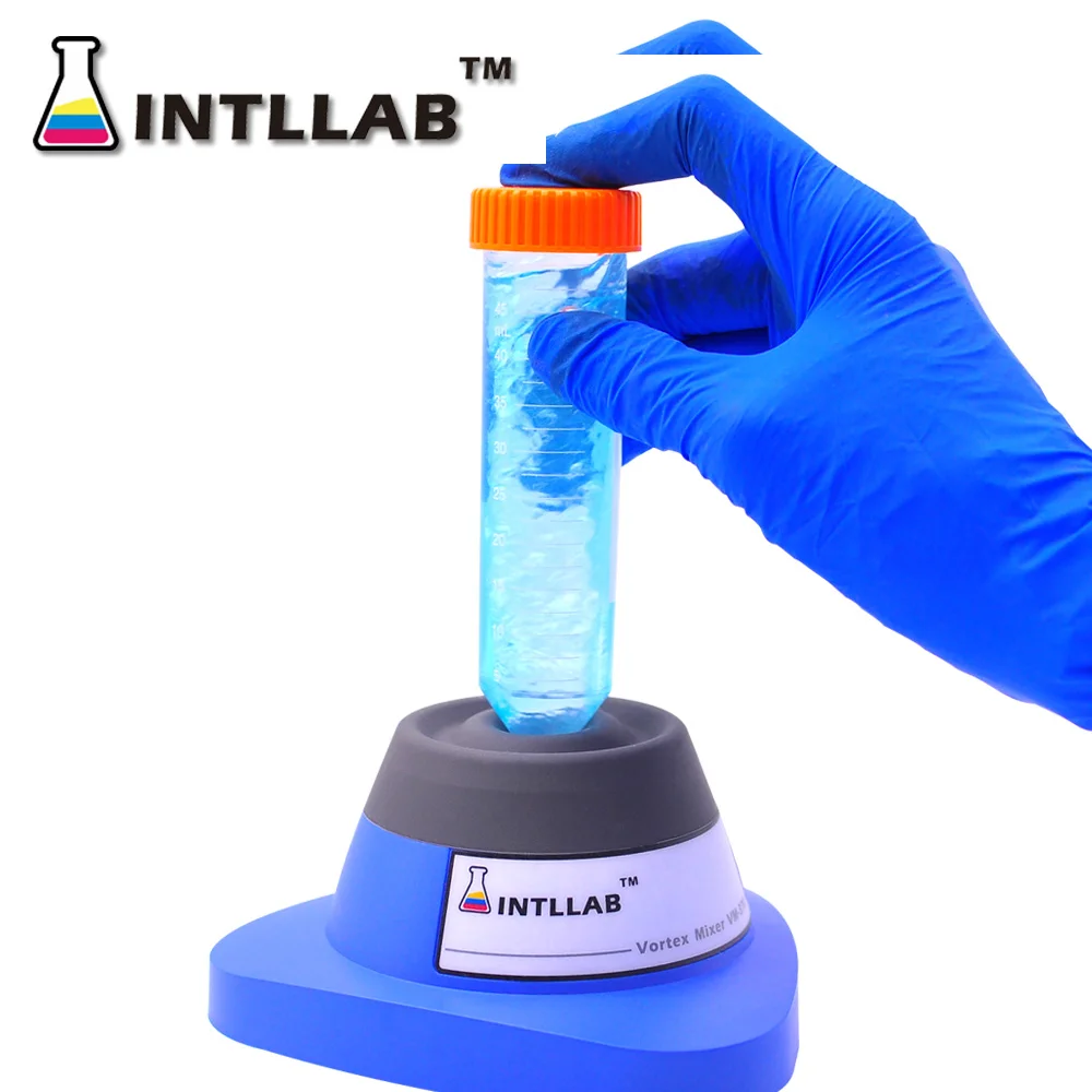 INTLLAB Lab Vortex Mixer Mini Adjustable Speed Ink Shaker Orbital