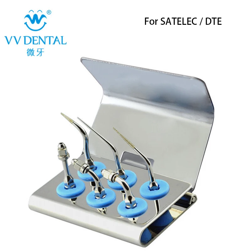 

VV Dental Ultrasonic Scaler Tips Endo dontic Set Kit Compatible With SATELEC / DTE P E