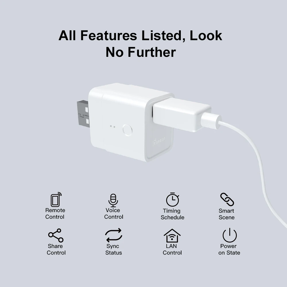 Itead Sonoff Micro 5 в USB Smart Wifi адаптер переключатель беспроводной для автоматизации