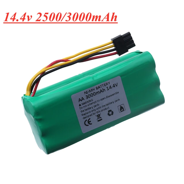 At bidrage computer Hylde 14.4V Ni-MH AA Rechargeable battery Pack 2500MAH for Ecovacs Deebot Deepoo  X600 ZN605 ZN606 ZN609 Midea Redmond Vacuum Cleaner - AliExpress