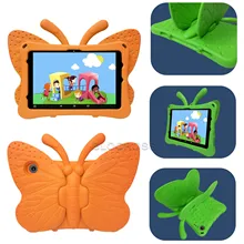 

Kid-Proof Cover Stand for Kindle Fire HD 10 2021 10.1inch hd 10 Plus Tablet Kids EVA Butterfly Case Lightweight Shockproof Stand