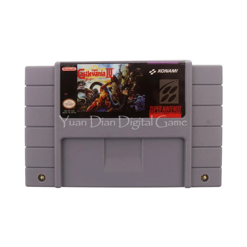 Для Nintendo SFC/SNES видеоигры картридж консоль карта Super castelvania IV английский язык