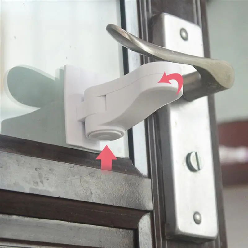 door lever safety lock
