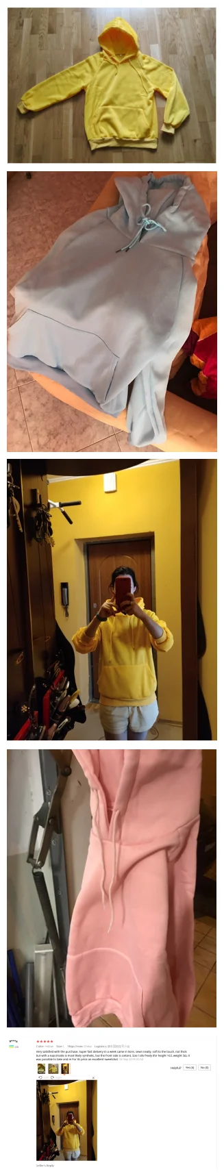 Желтые толстовки женские Kawaii Kpop Стиль Толстовка с капюшоном пуловер с капюшоном уличная одежда с карманом хип-хоп толстовки# VK