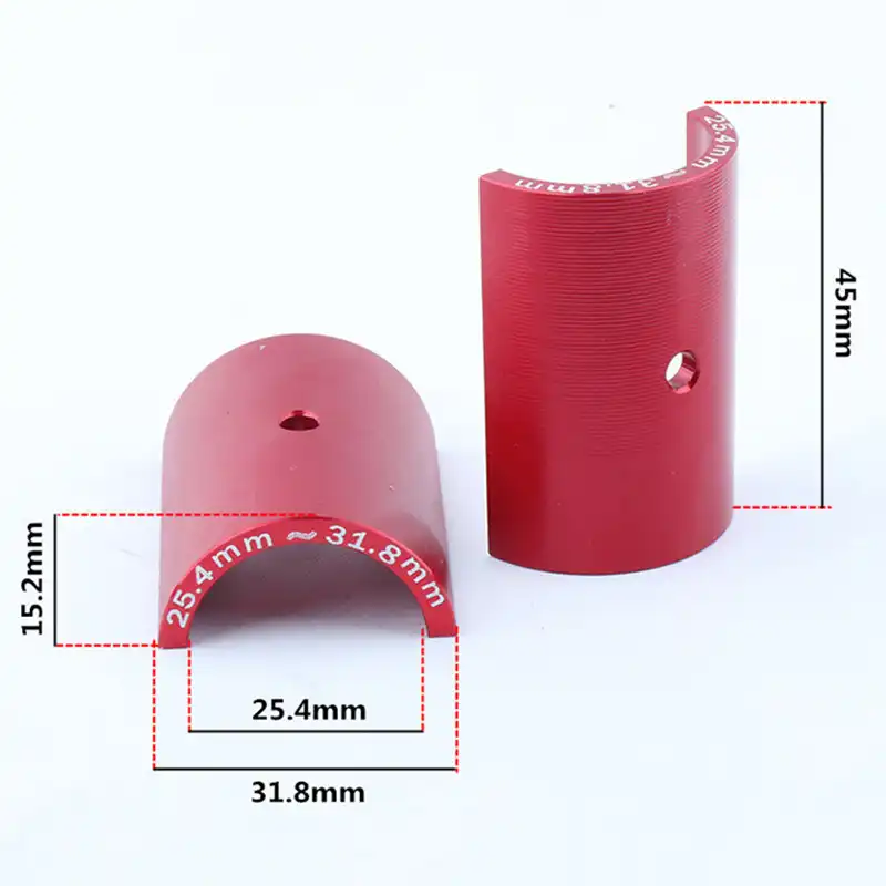 25.4 to 31.8mm Bike Stem Reducer Bicycle Handlebar Shim Spacer Replacement Cover