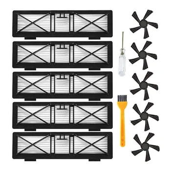 

for Neato Botvac D Series D3 D5 D75 D80 D85 75E 75 80 85 Robotic Vacuum Cleaner Replacement Parts Set Hepa Filter Side Brush Cle