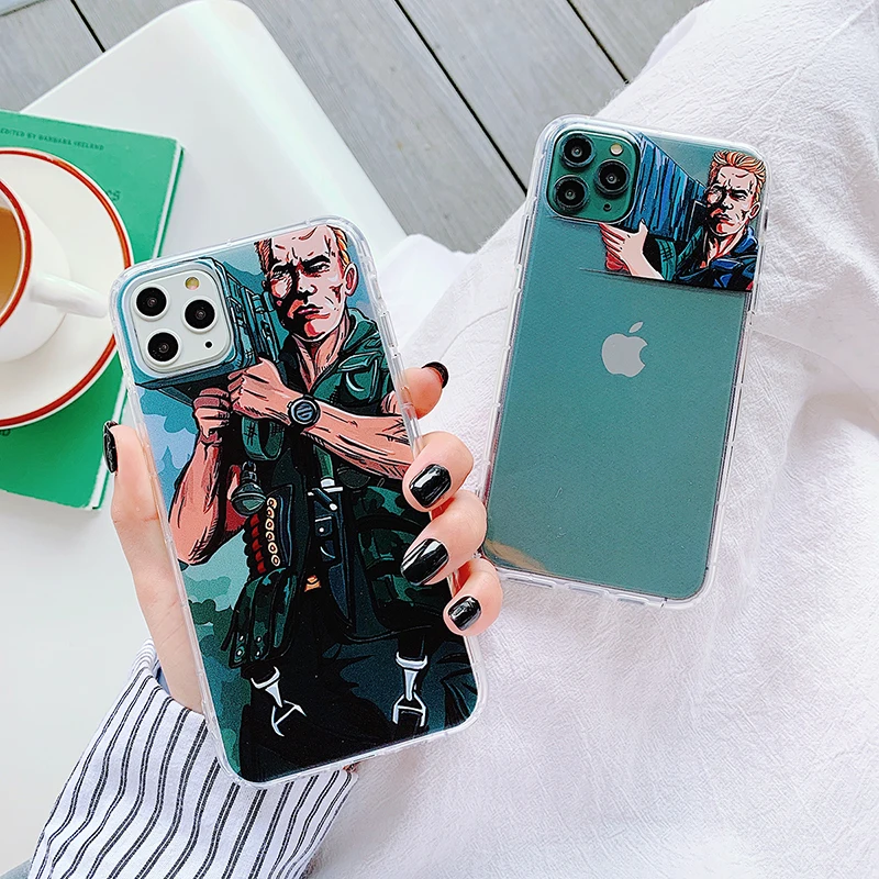 ТПУ подушка безопасности анти-осень чехол для телефона iPhone 11 Pro X XR XS Max 6 6s 8 7 Plus