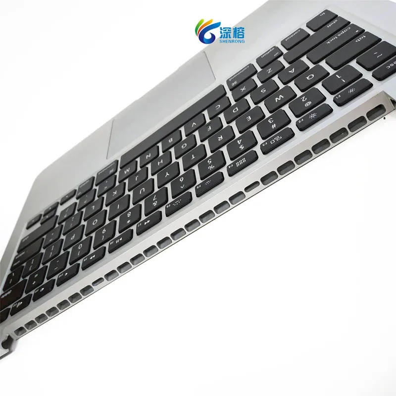 Оригинальный Новый A1502 Topcase US UK Клавиатура с подсветкой трекпад для MacBook Retina Pro 13 3