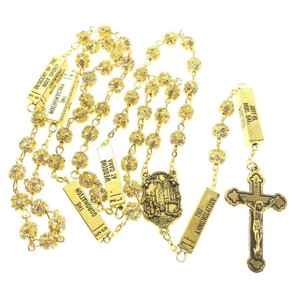 Crystal Rhinestone Rosary 4