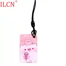 UID S50 1K 13,56 Mhz перезаписываемый сменный NFC IC тег отбрасываемый клей водонепроницаемый мультфильм брелок RFID 1 шт