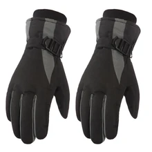 Men Protective Outdoor Thickened Anti Slip Keep Warm Climbing Adjustable Riding Sports Cycling Winter Skiing Gloves Waterproof