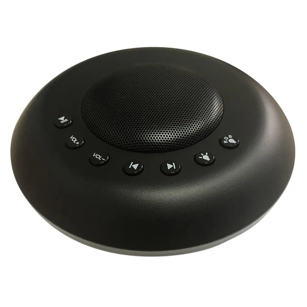 

New White Noise Machine LED Soft Night Light Colorful Ambient Light USB Portable Sound Machine For Kids HiFi Nature Sounds