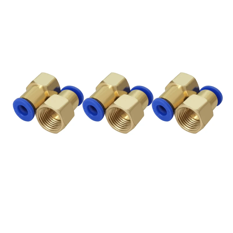 Alta qualidade 100 pces bspt PCF6-02, 6mm