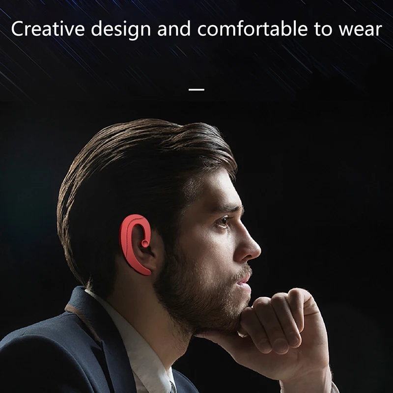 Wireless Bluetooth Headset for Smartphone Hands Free Bluetooth Earphone with Microphone Headphone Voice