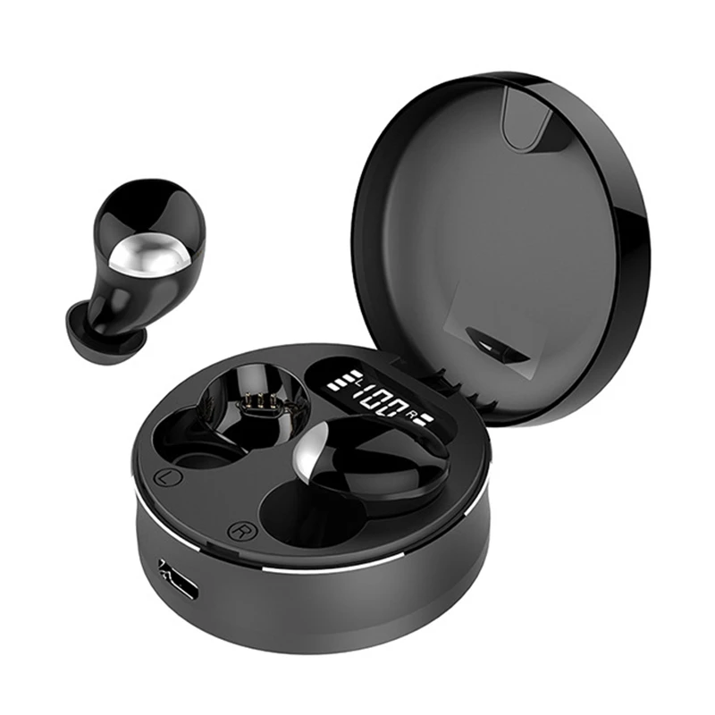 Bluetooth Headphones Contact Control with Wireless Charging Case IPX6 Waterproof TWS Stereo Earphones In Ear for Sport