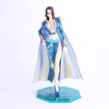 One Piece Anime Figure Snake Boa Hancock Pirate Empress Pvc Action Figure Blue Clothe Sexy Collectible Model Toy Doll Decoration Buy At The Price Of 23 67 In Aliexpress Com Imall Com