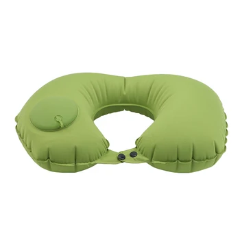

Inflatable U-shaped Pillows Travel Outdoor Portable Pillow Neckrest Travel Folding Slow Rebound Train Plane Office Travel