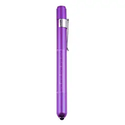 Новый алюминиевый фиолетовый Penlight Pen светодиодный фонарик Медицинский EMT хирургический фонарик-ручка