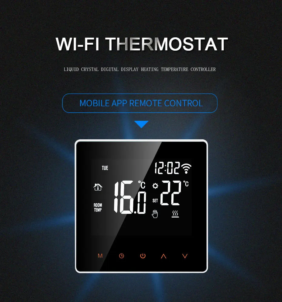 AVATTO WiFi Smart Thermostat mobile remote control