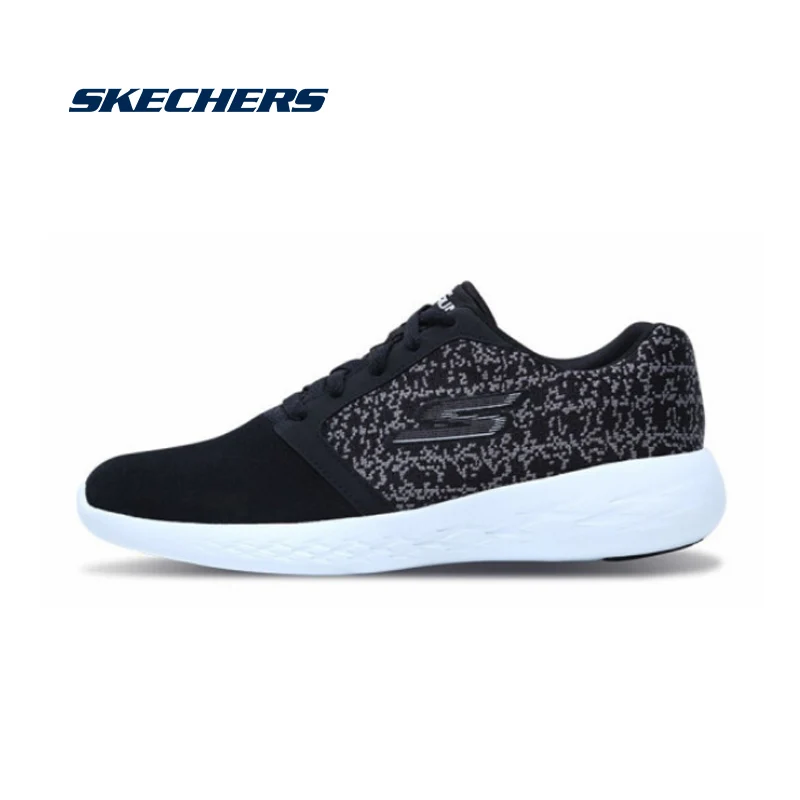 Skechers GORUN/женская повседневная обувь; Модные дышащие Прогулочные кроссовки; женские теннисные туфли на плоской подошве; женская обувь; 15060-BKW