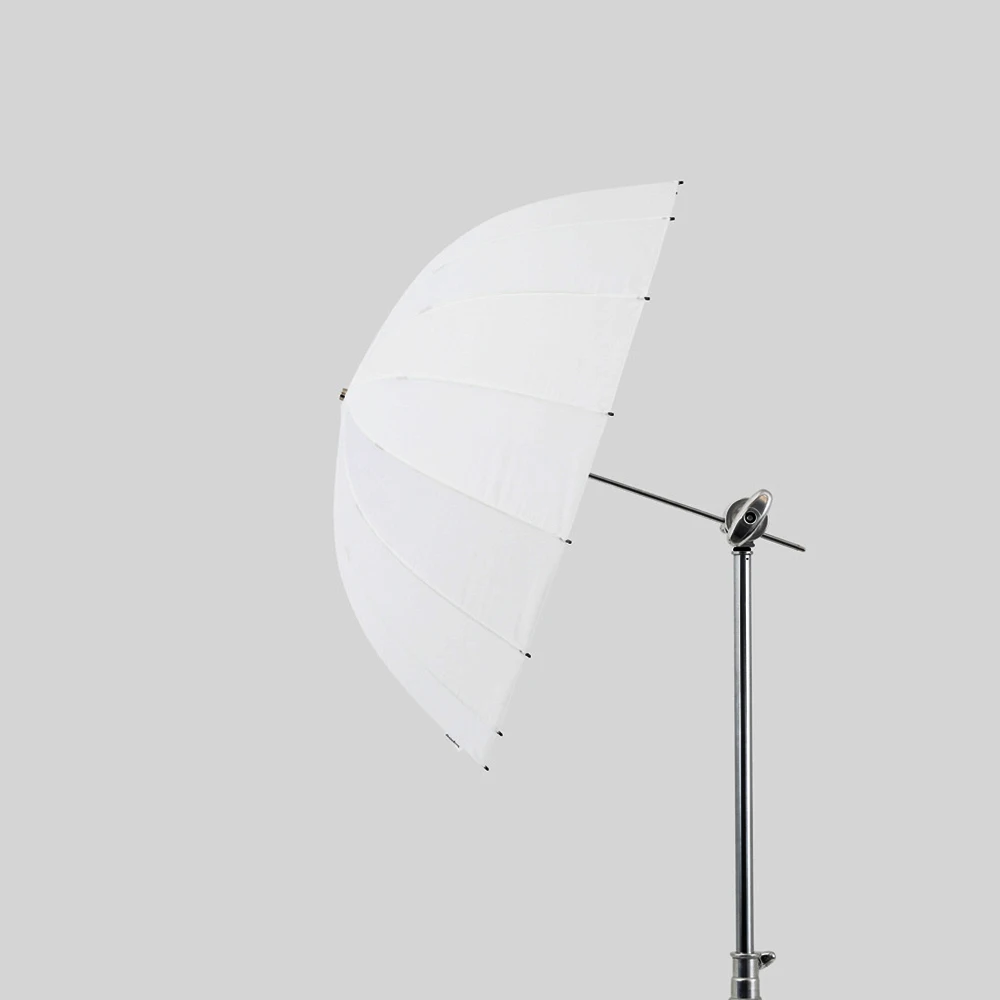 고독스 화이트 파라볼릭 반사 투명 소프트 우산 스튜디오 조명 우산 UB-85D 85cm 블랙 실버 디퓨저 커버 포함