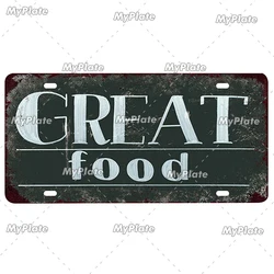 Vintage Metal Hamburger Sign - Retro Kitchen Decor & Wall Art (1439)
