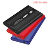 TISHRIC External Hard Drive Box HDD Case 7mm 9mm Sata to USB Optibay Caddy Hard Drive Enclosure 2.5 Hard Disk Box SSD HDD Box ► Photo 1/6