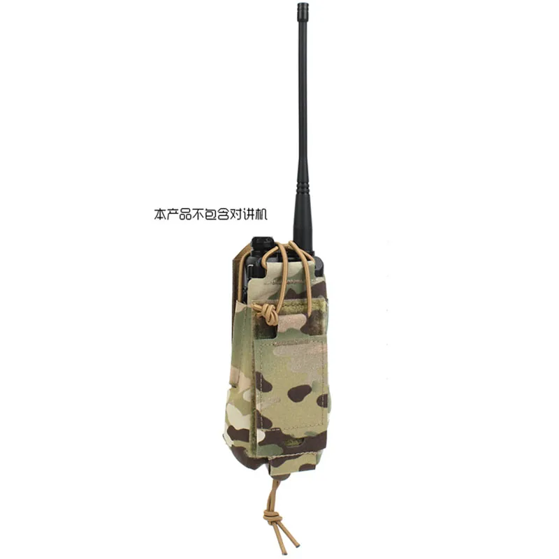 Outdoor CS TACTICAL Gridlok BAOFENG/POFUNG UV5R UV82 Radio Pouch Molle Pouch Intercom Walkie Talkie Bag 5