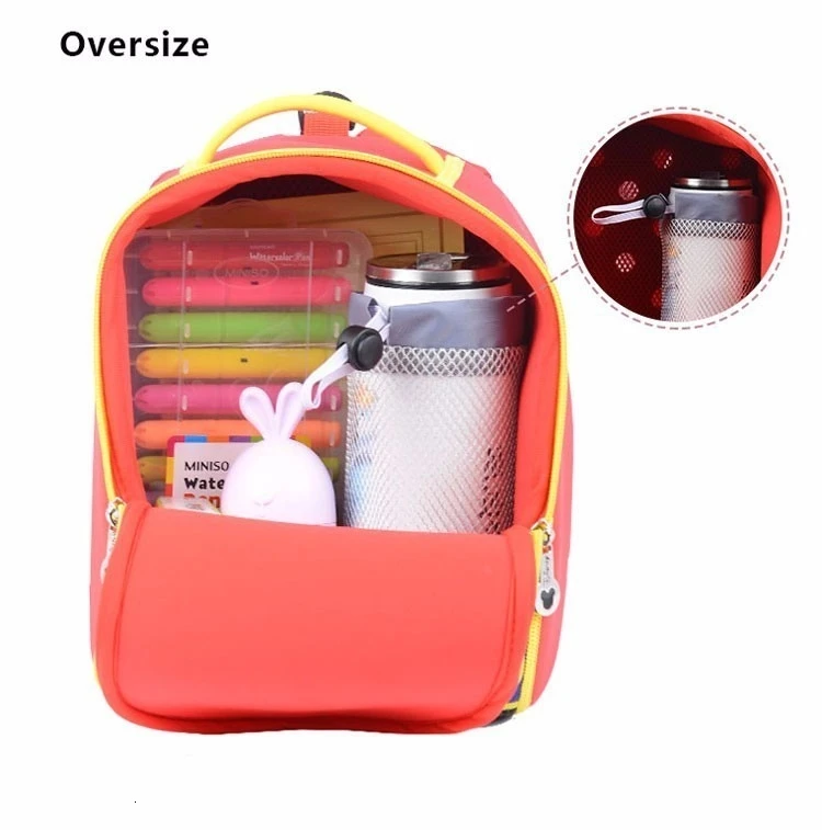 Рюкзак для малышей от Диснея, с мультипликационным принтом «антипотеря», детский школьный рюкзак, поводки для прогулок