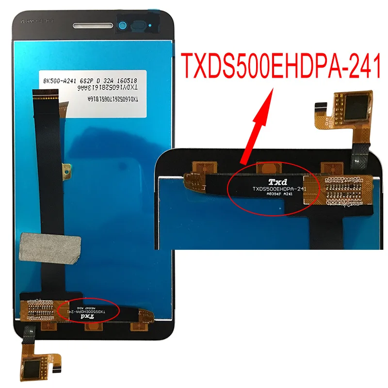 ЖК дисплей 5 0 дюйма для ZTE Blade A610 сенсорный экран с дигитайзером и сенсором в сборе