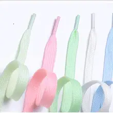 Градиентные цвета; цветные спортивные белые туфли на шнуровке; парусиновая обувь в Корейском стиле