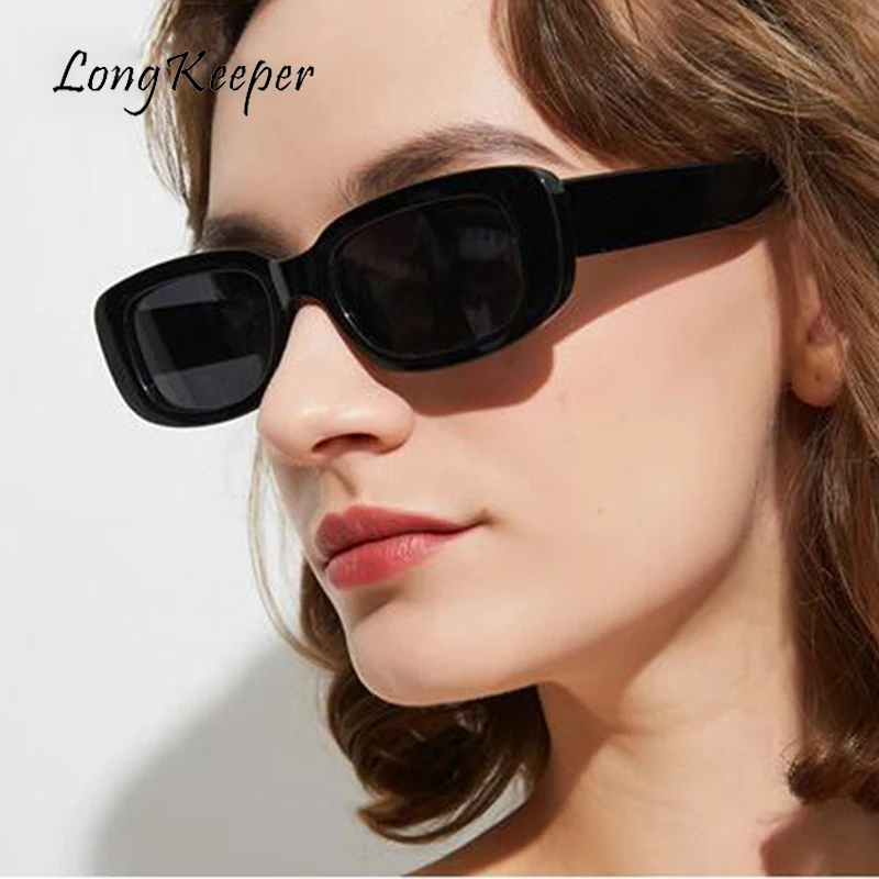 

2020 Vintage Small Square Sunglasses Women Brand Designer Retro Narrow Sunglass Rectangle Sun Glasses Female Candy Color Eyewear