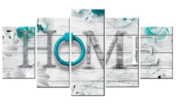 

Full Square Diamond Painting "Love Home" Multi-picture Combination Embroidery Cross Stitch Mosaic Home Decor 5pcs/set