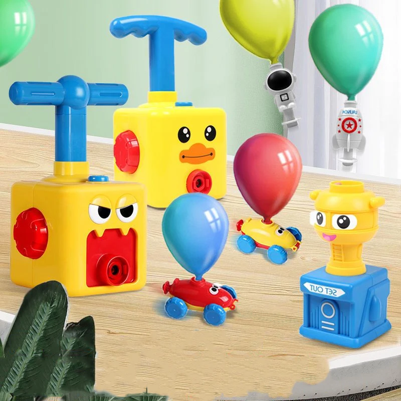 

Balloon Launch Tower Toy Puzzle Fun Education Inertia Air Power Balloon Car Science Experiment NEW Toy for Children Gift Cars