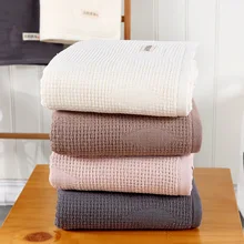 Прямая с фабрики новая стильная картина пряжа соты банное полотенце из чистого хлопка простое цветное банное полотенце настраиваемый отель Be