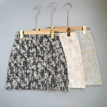 

Zoki Vintage Women Tassel Women Mini Skirt Spring Summer Ladies Short Skirt Casual High Wasit Korean Girl Pencil Faldas New 2020