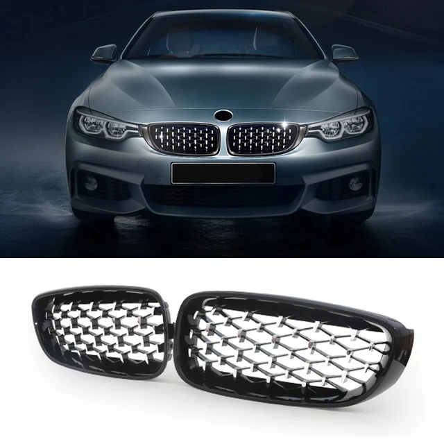 Car Front Kidney Grills Diamond Grille For Bmw 3 Series Gt F34 Gran Turismo  320i 328i 330i 325d 12-19 Chrome Black Car Styling - Racing Grills -  AliExpress