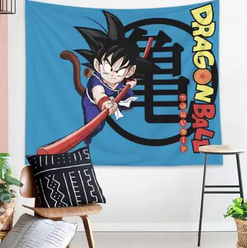 

Dragon Ball Painting Tapestry 3D Printing Tapestrying Rectangular Home Decor Wall Hanging WUKONG15