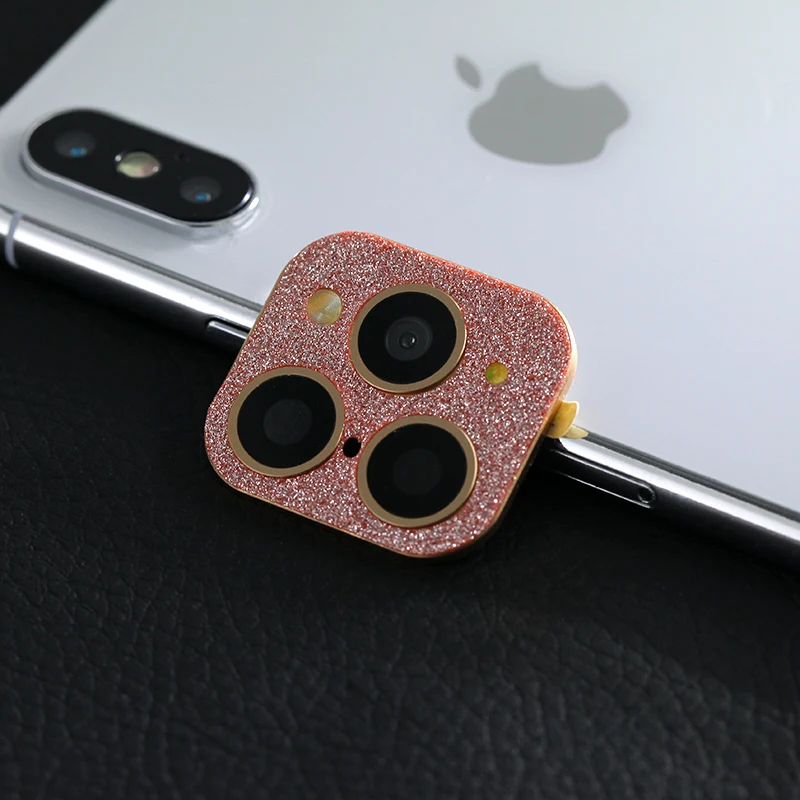 Розовый Подходит для Apple X XSMAX Второе изменение 11PRO PROMAX чехол для объектива - Цвет: Розовый