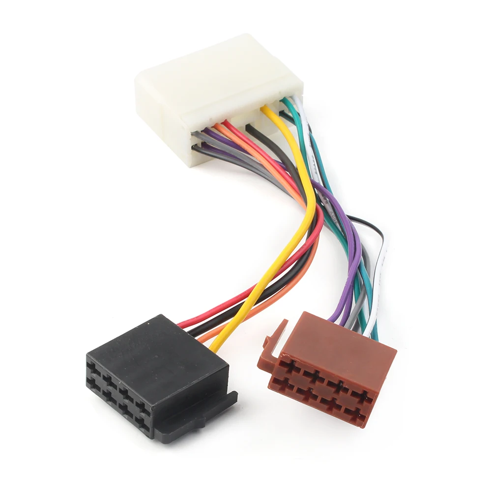 For Daewoo ISO WIRING HARNESS stereo radio plug lead wire loom connector adaptor Car Accessories